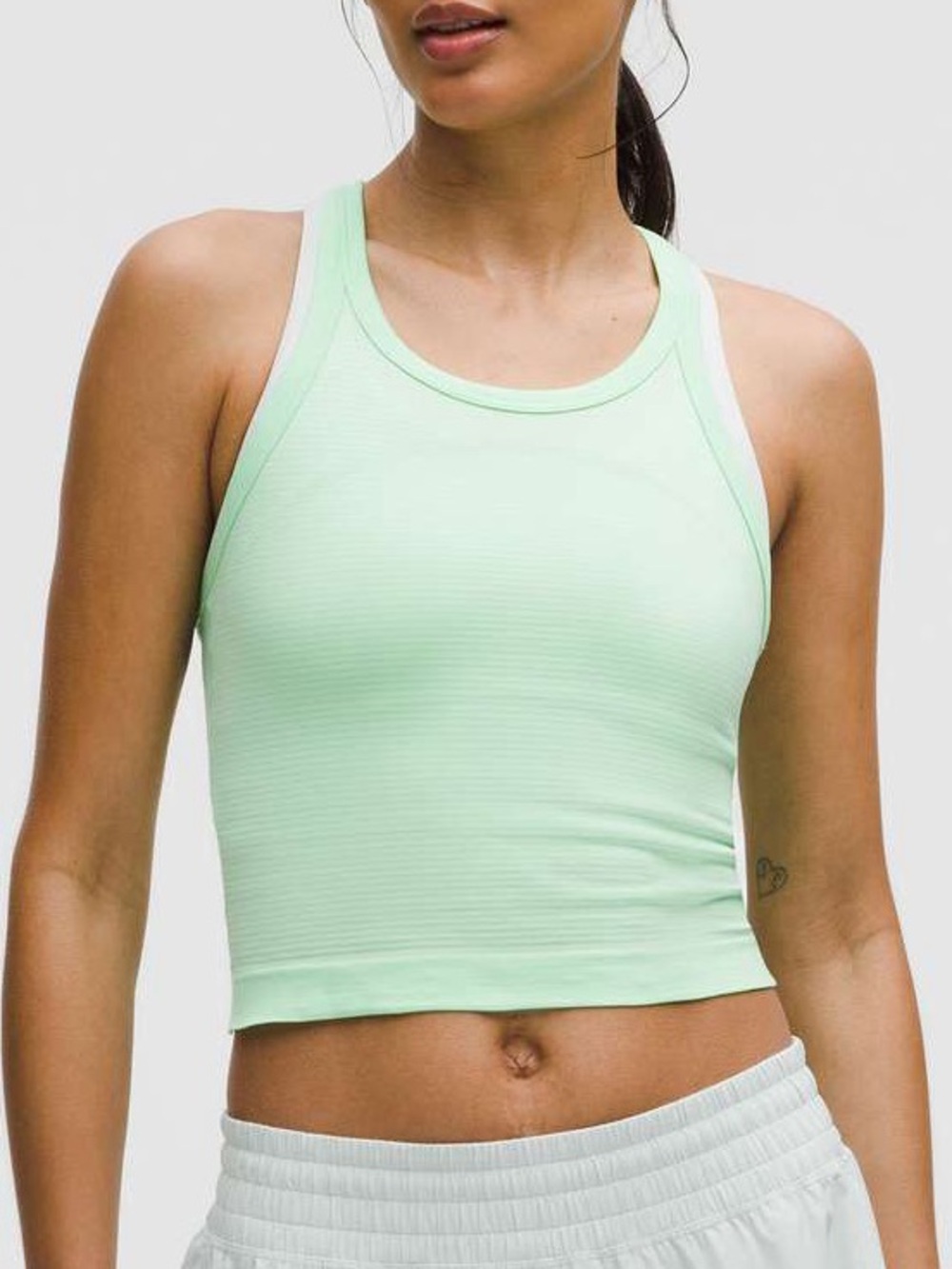 Lululemon Swiftly Tech Cropped Racerback Tank Top 2.0
